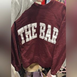 The Bar varsity sweatshirt